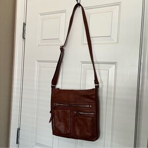 International Concepts brown crossbody purse